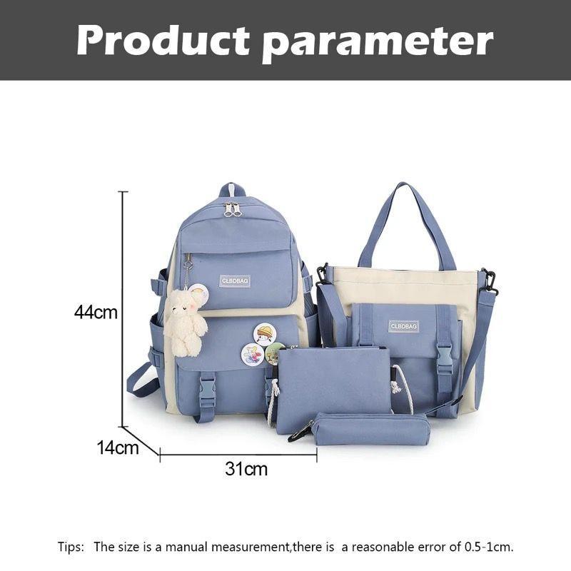 4 pcs nylone bag set for girls