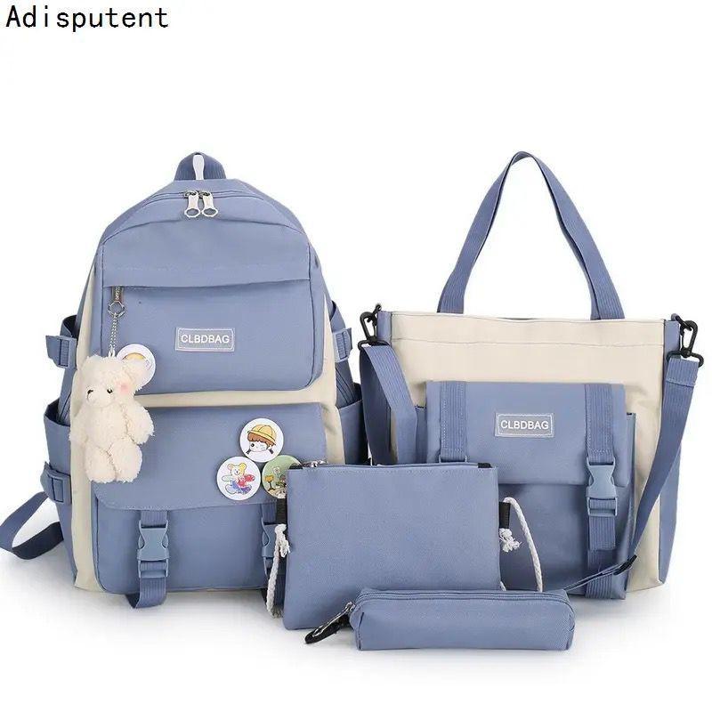 4 pcs nylone bag set for girls