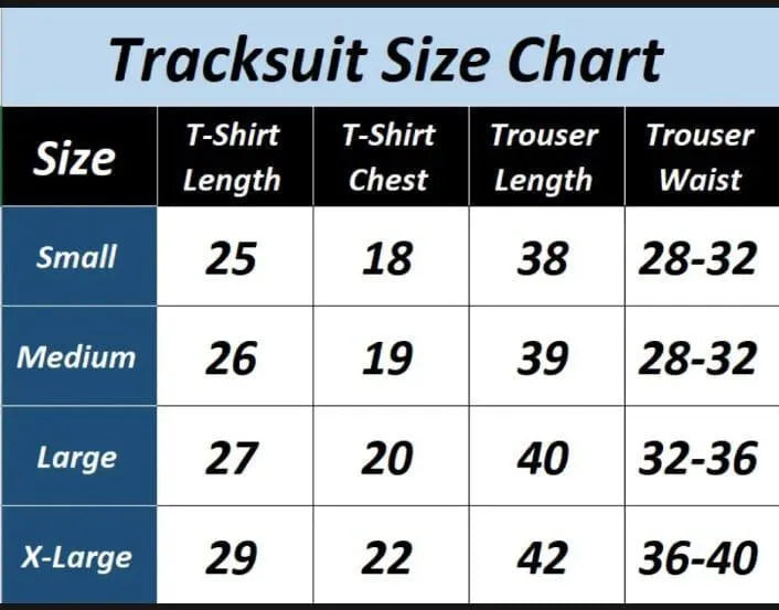 2_pcs men jersey printed tracksuit