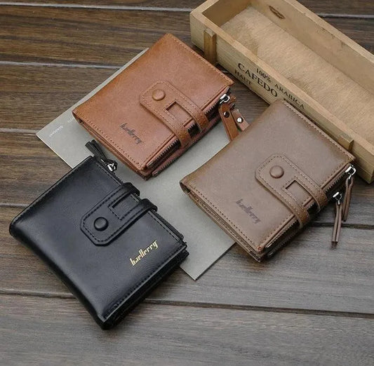 Men's leather trifold wallet (premium crafted)