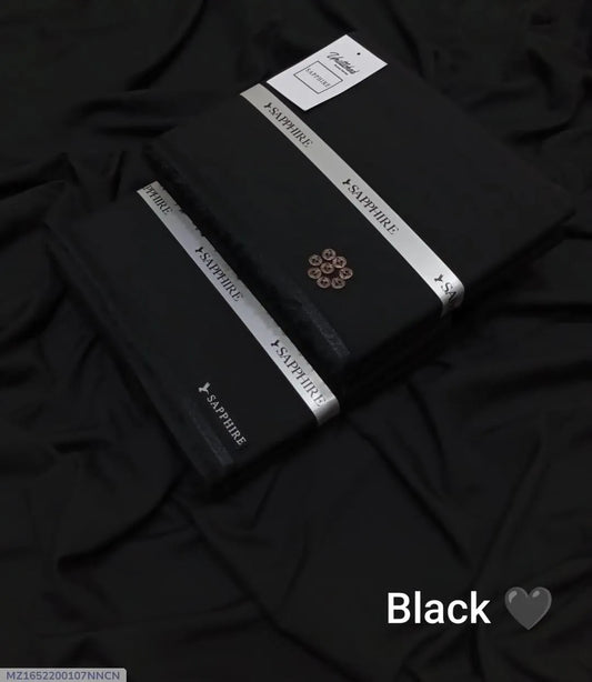 Men's Unstitched wash and wear plain suit