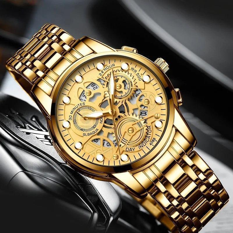 Stainless steel ( men's watch ) with quality machinery