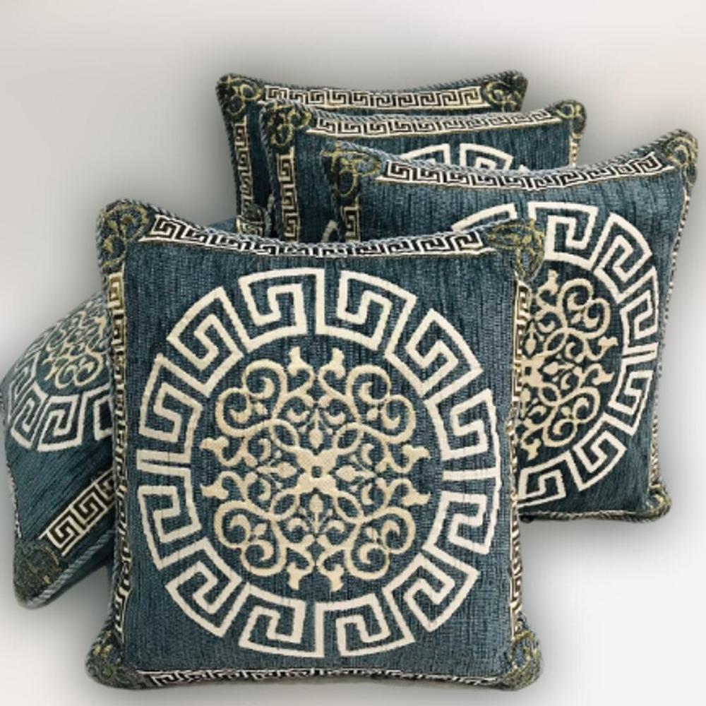 5 Pcs velvet jacquard cushion covers