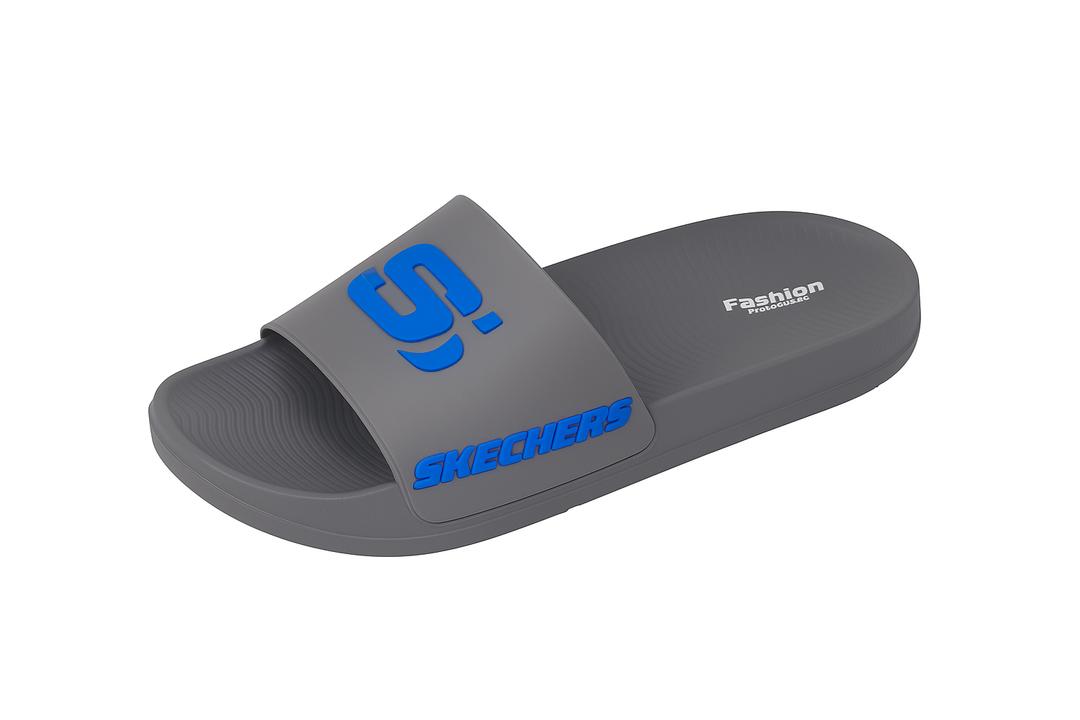 Ak slide grey men slippers