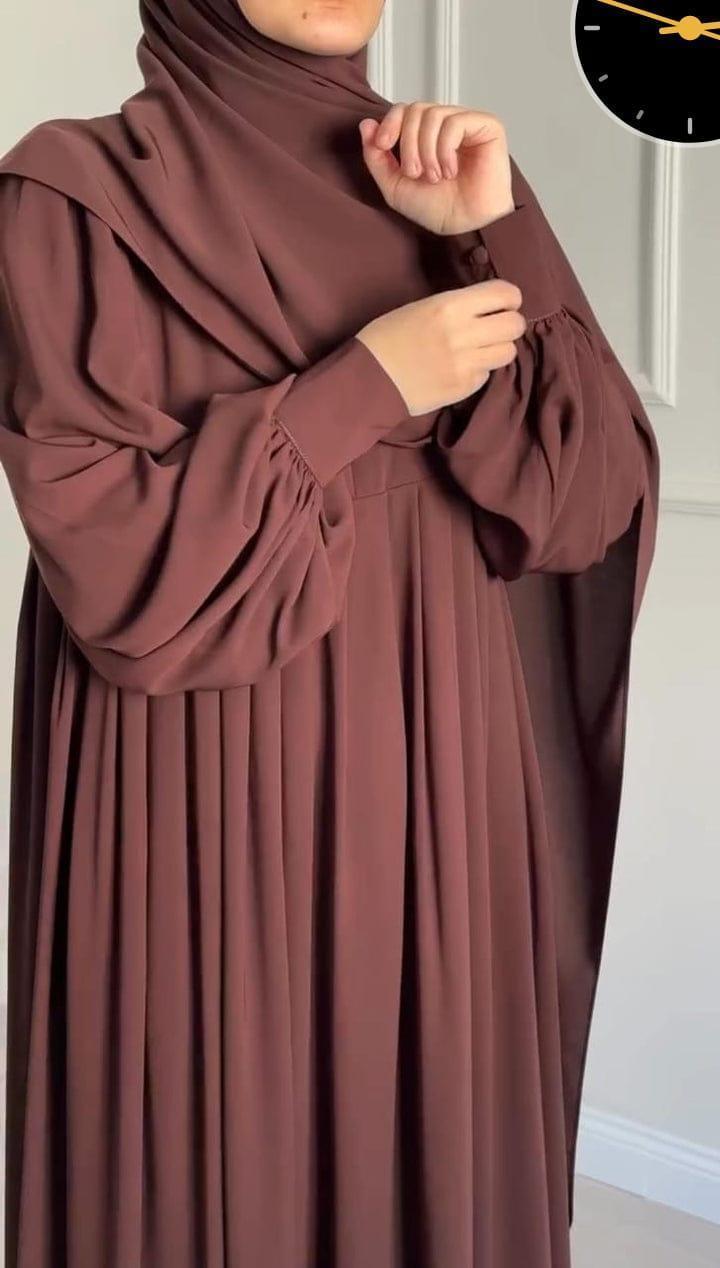 Georgette plain full abaya