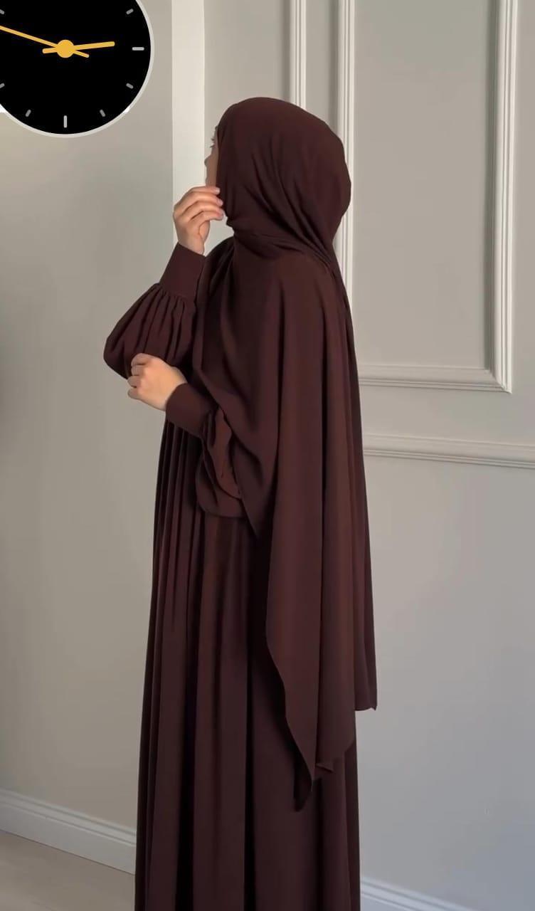 Georgette plain full abaya