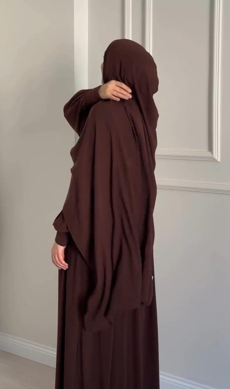 Georgette plain full abaya