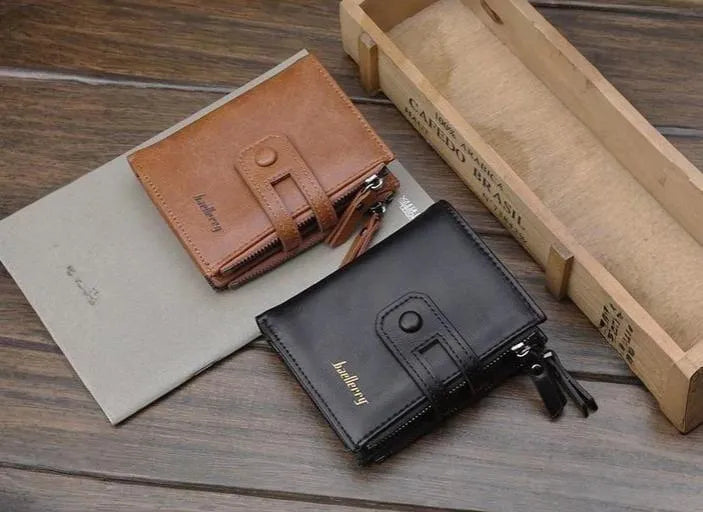 Men's leather trifold wallet (premium crafted)