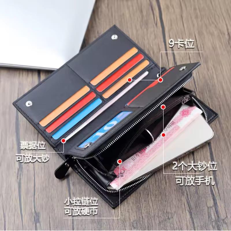 Men's leather wallet (classey imported wallet)
