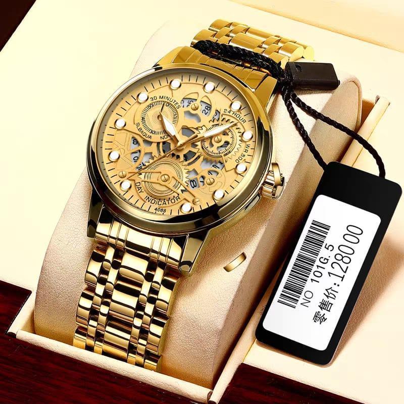 Stainless steel ( men's watch ) with quality machinery