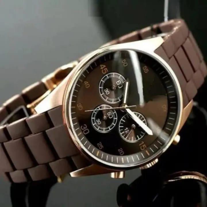 Men's movement : Quartz water resistant watch ( stainless steel )