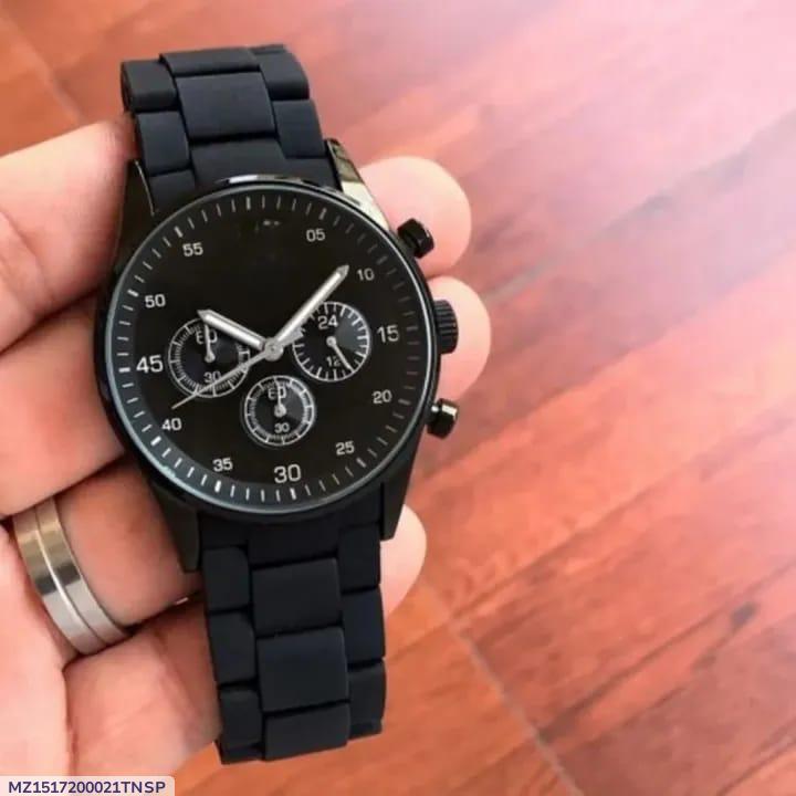 Men's movement : Quartz water resistant watch ( stainless steel )