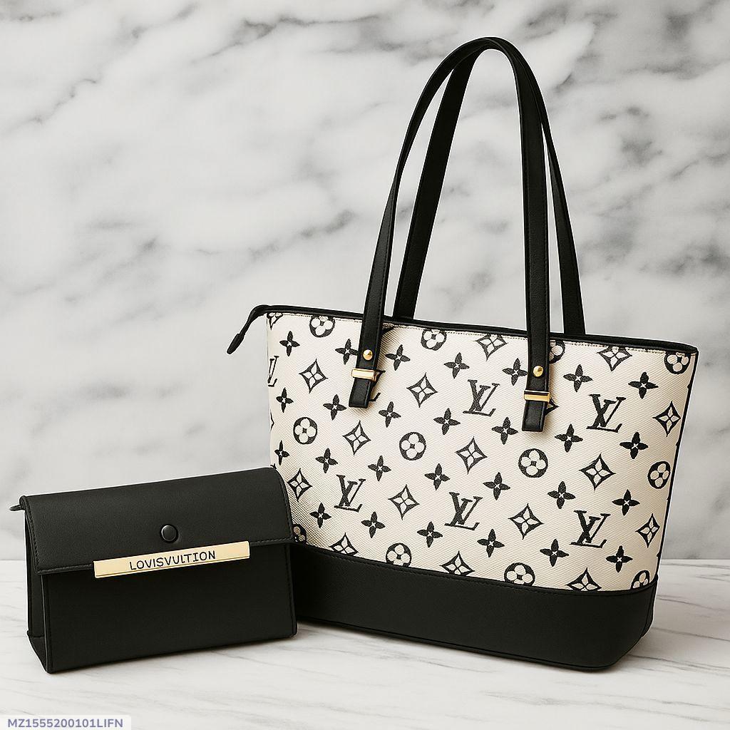Girl's Rexine printed tote bag