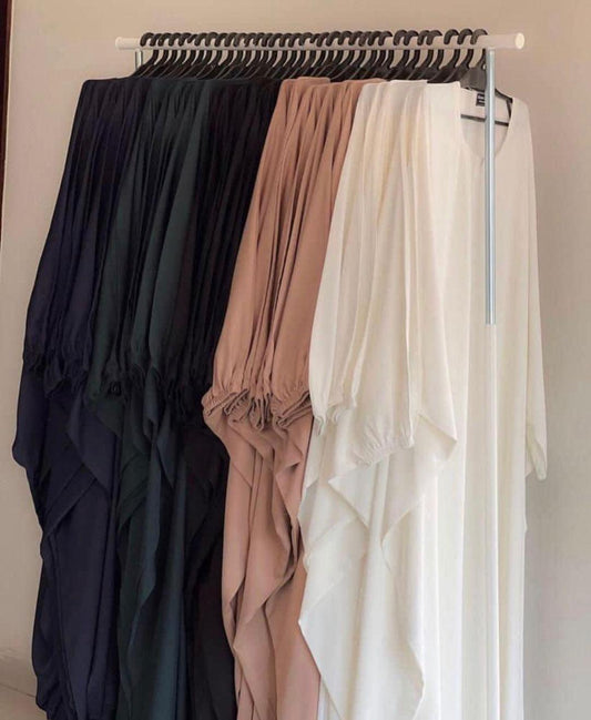 Georgette butterfly full abaya
