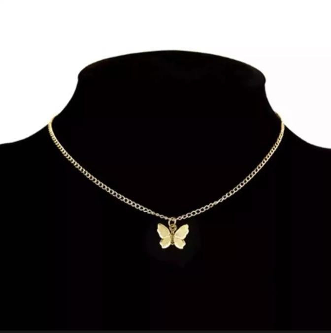 1 Pc Alloys Gold Plated Elegant Butterfly Design Pendant