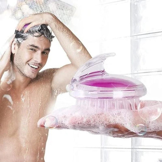 Scalp massager shampoo brush