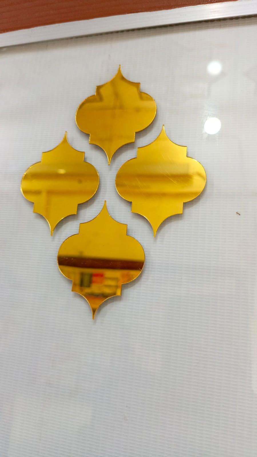 Beautiful calligraphy acrylic wall decor pack of 04