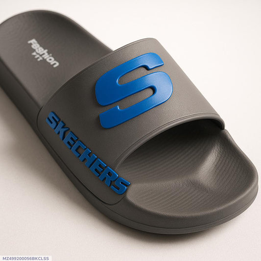 Ak slide grey men slippers